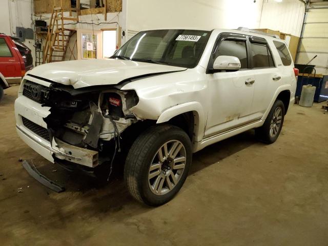 JTEBU5JR3A5016751 - 2010 TOYOTA 4RUNNER SR5 WHITE photo 1