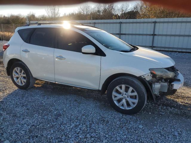 JN8AZ1MW2CW203850 - 2012 NISSAN MURANO S WHITE photo 4