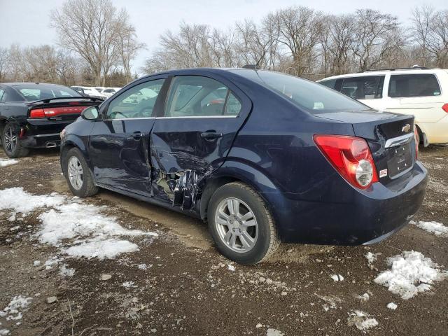 1G1JC5SH2G4158850 - 2016 CHEVROLET SONIC LT BLUE photo 2