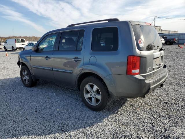 5FNYF3H44AB021463 - 2010 HONDA PILOT EX GRAY photo 2