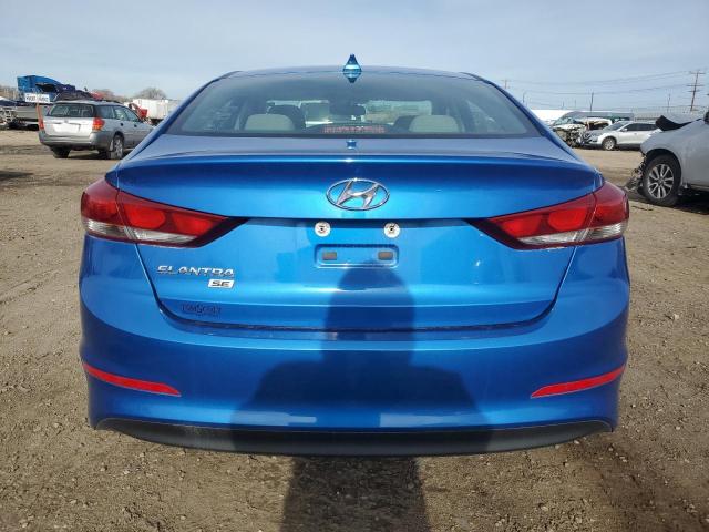 KMHD74LF8HU395856 - 2017 HYUNDAI ELANTRA GT SE BLUE photo 6