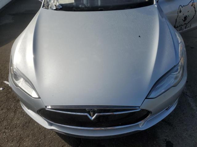 5YJSA1H10EFP63248 - 2014 TESLA MODEL S SILVER photo 11