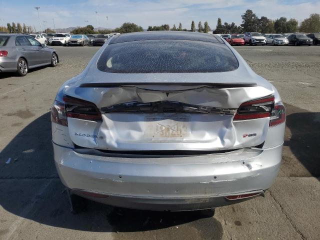 5YJSA1H10EFP63248 - 2014 TESLA MODEL S SILVER photo 6