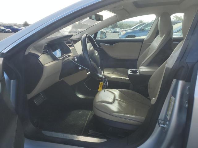 5YJSA1H10EFP63248 - 2014 TESLA MODEL S SILVER photo 7