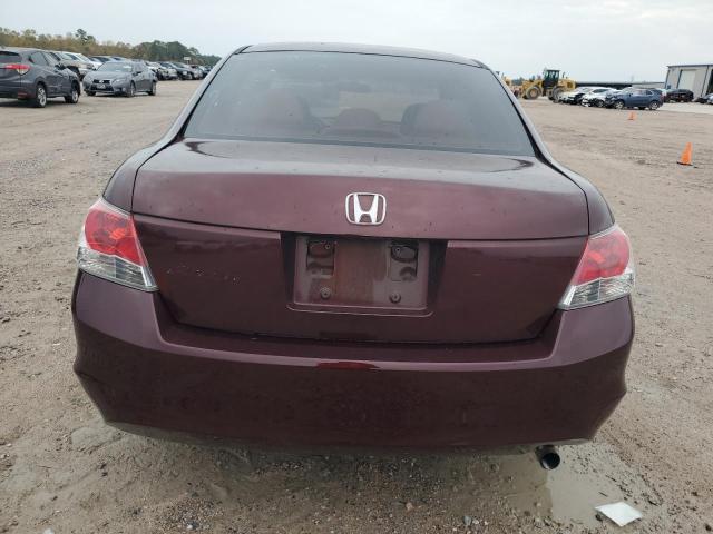 1HGCP26348A154269 - 2008 HONDA ACCORD LX BURGUNDY photo 6