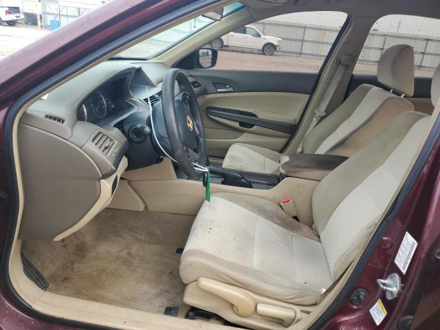 1HGCP26348A154269 - 2008 HONDA ACCORD LX BURGUNDY photo 7