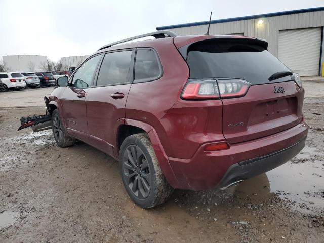 1C4PJMDX8KD336839 - 2019 JEEP CHEROKEE LIMITED BURGUNDY photo 2