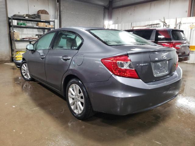 19XFB2F82CE009047 - 2012 HONDA CIVIC EX GRAY photo 2