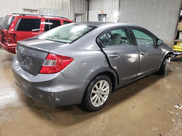 19XFB2F82CE009047 - 2012 HONDA CIVIC EX GRAY photo 3