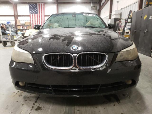 WBANA73504B810500 - 2004 BMW 530 I BLACK photo 5