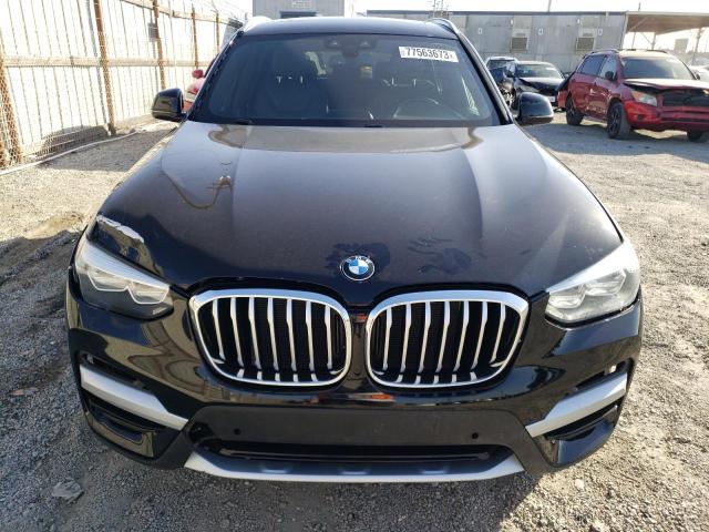 5UXTR7C55KLF27795 - 2019 BMW X3 SDRIVE30I BLACK photo 5