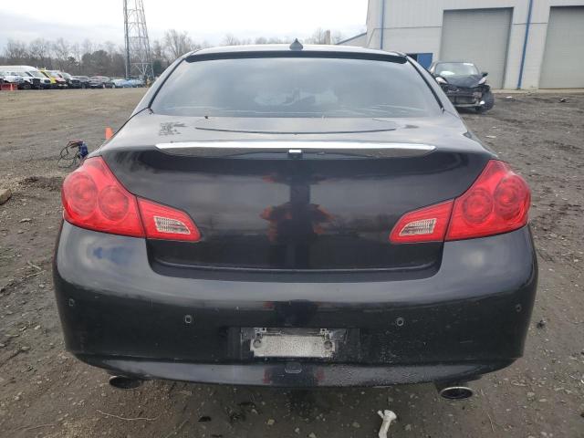 JN1CV6AR0AM251905 - 2010 INFINITI G37 BLACK photo 6