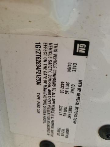 1G1ZT62834F212830 - 2004 CHEVROLET MALIBU MAXX LS 白色 照片 12