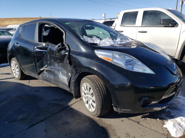 1N4AZ0CP6GC302474 - 2016 NISSAN LEAF S BLACK photo 4