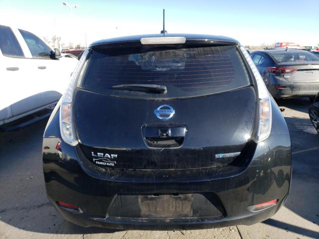 1N4AZ0CP6GC302474 - 2016 NISSAN LEAF S BLACK photo 6