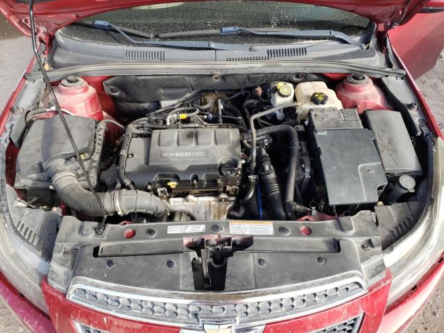 1G1PH5S98B7303921 - 2011 CHEVROLET CRUZE LTZ RED photo 11