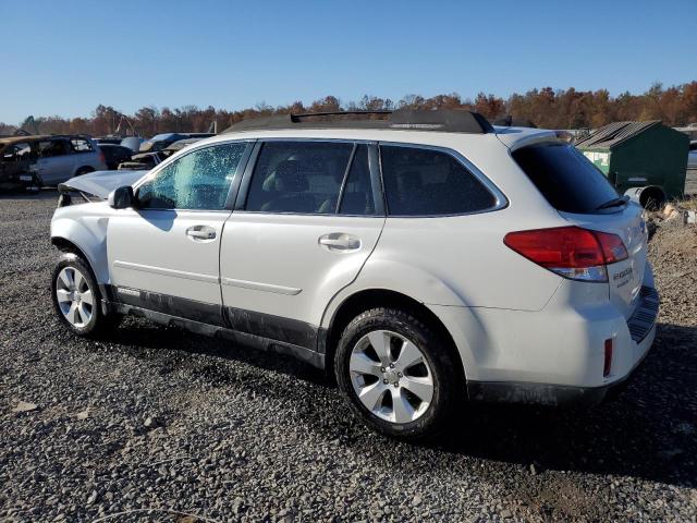 4S4BRBLC4B3381865 - 2011 SUBARU OUTBACK 2.5I LIMITED WHITE photo 2