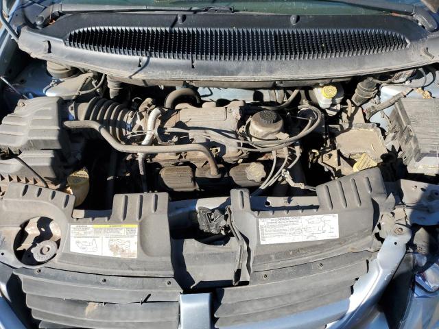 1D4GP25R45B395652 - 2005 DODGE CARAVAN SE BLUE photo 12