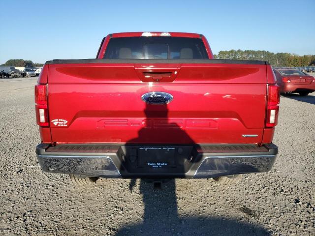 1FTEW1E43LFA85200 - 2020 FORD F150 SUPERCREW RED photo 6