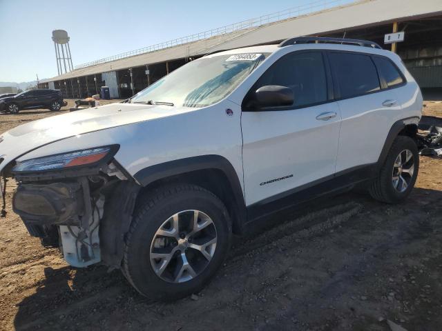 1C4PJMBB9GW267324 - 2016 JEEP CHEROKEE TRAILHAWK WHITE photo 1