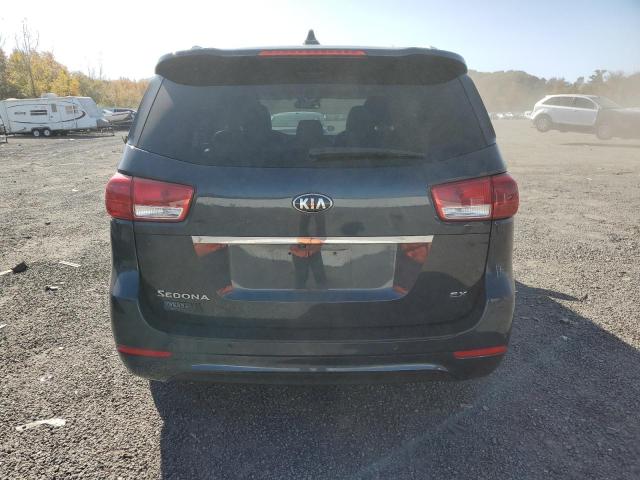 KNDMC5C12H6274741 - 2017 KIA SEDONA EX BLUE photo 6