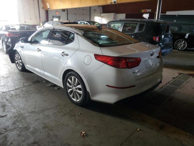 5XXGN4A77FG492634 - 2015 KIA OPTIMA EX WHITE photo 2