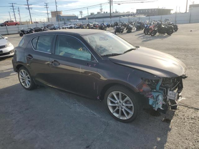 JTHKD5BHXC2118724 - 2012 LEXUS CT 200 BLACK photo 4