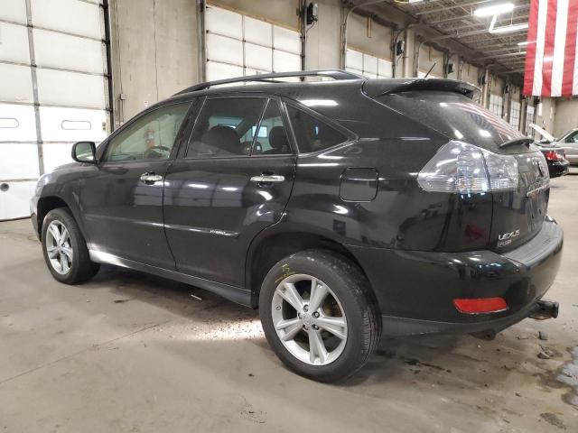 JTJHW31U582857206 - 2008 LEXUS RX 400H BLACK photo 2