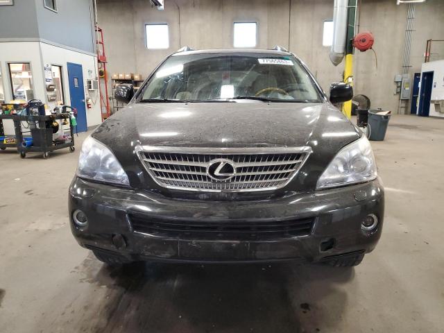 JTJHW31U582857206 - 2008 LEXUS RX 400H BLACK photo 5