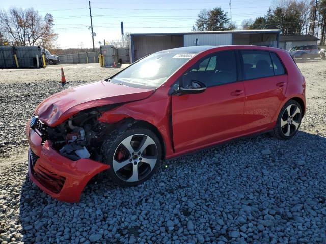 3VW5T7AU5FM042576 - 2015 VOLKSWAGEN GTI RED photo 1