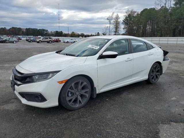 2HGFC2F89LH594843 - 2020 HONDA CIVIC SPORT თეთრი ფოტო 1