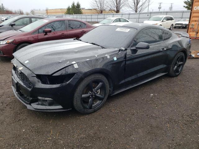 1FA6P8AM4G5308393 - 2016 FORD MUSTANG BLACK photo 1