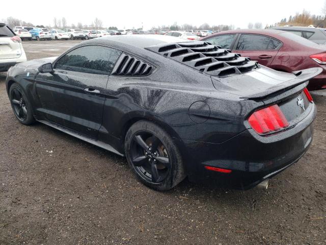 1FA6P8AM4G5308393 - 2016 FORD MUSTANG BLACK photo 2