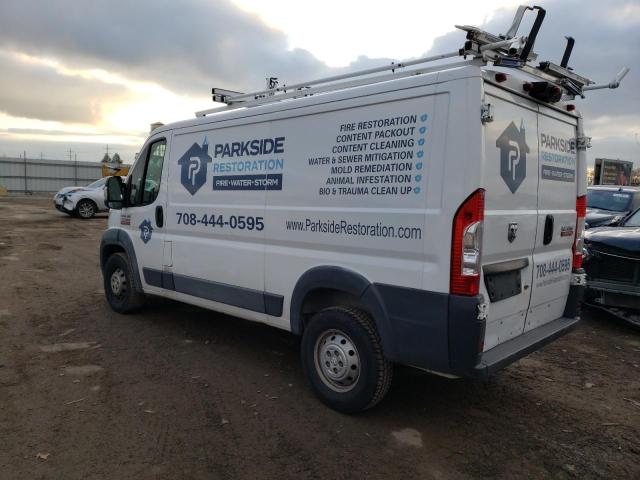 3C6TRVAG3GE135896 - 2016 RAM PROMASTER 1500 STANDARD WHITE photo 2