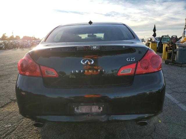 JN1DV6AP9BM602282 - 2011 INFINITI G25 BASE BLACK photo 6