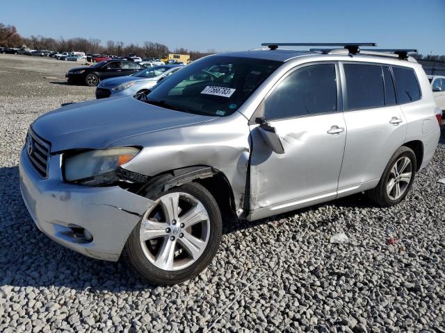 JTEDS43A882053239 - 2008 TOYOTA HIGHLANDER SPORT SILVER photo 1