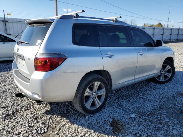 JTEDS43A882053239 - 2008 TOYOTA HIGHLANDER SPORT SILVER photo 3