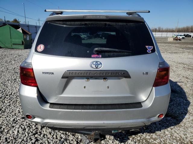 JTEDS43A882053239 - 2008 TOYOTA HIGHLANDER SPORT SILVER photo 6