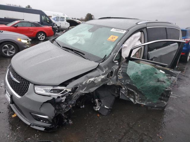 2C4RC1L77MR586477 - 2021 CHRYSLER PACIFICA HYBRID TOURING L GRAY photo 1