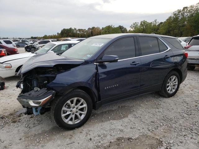 3GNAXJEV6JL105387 - 2018 CHEVROLET EQUINOX LT BLUE photo 1