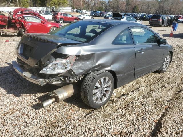 2HGFG12879H532015 - 2009 HONDA CIVIC EX GRAY photo 3