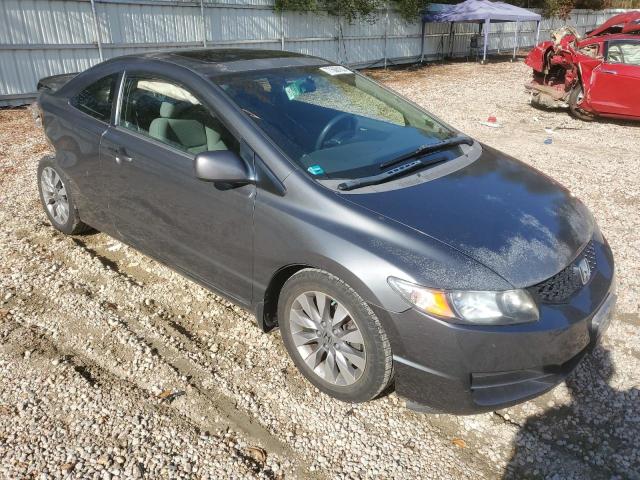 2HGFG12879H532015 - 2009 HONDA CIVIC EX GRAY photo 4