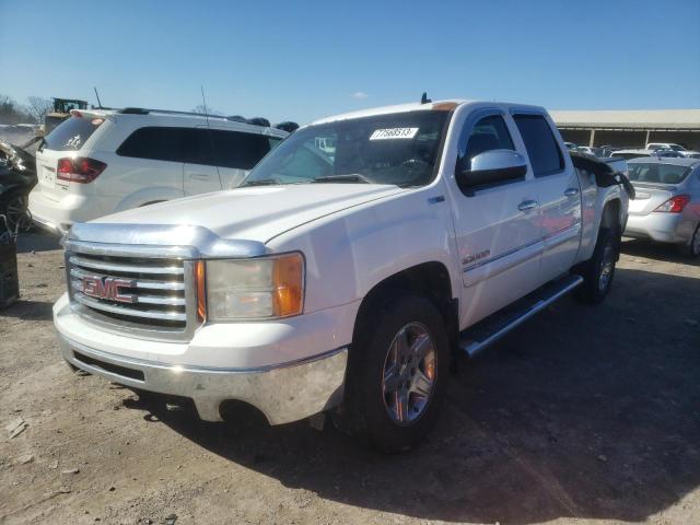 3GTP2VE33BG378529 - 2011 GMC SIERRA K1500 SLE WHITE photo 1