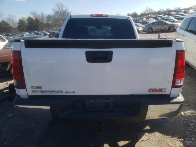 3GTP2VE33BG378529 - 2011 GMC SIERRA K1500 SLE WHITE photo 6