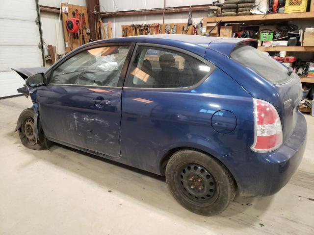 KMHCN35C29U148817 - 2009 HYUNDAI ACCENT SE BLUE photo 2