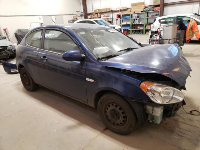 KMHCN35C29U148817 - 2009 HYUNDAI ACCENT SE BLUE photo 4