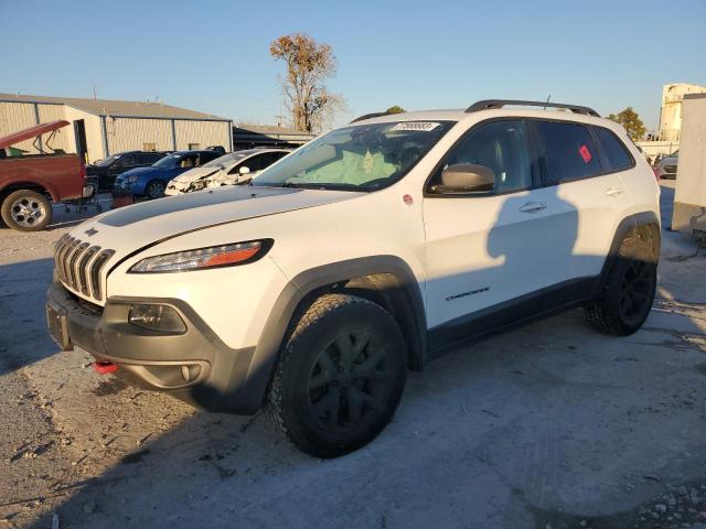 1C4PJMBS4FW521925 - 2015 JEEP CHEROKEE TRAILHAWK WHITE photo 1