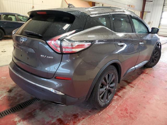 5N1AZ2MH8HN144766 - 2017 NISSAN MURANO S GRAY photo 3