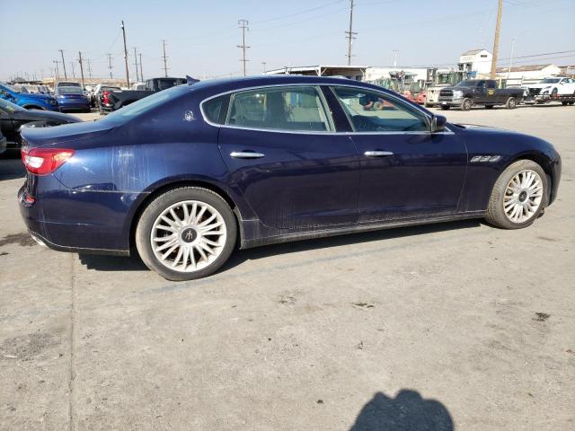 ZAM56RRA7E1110240 - 2014 MASERATI QUATTROPOR S BLUE photo 3