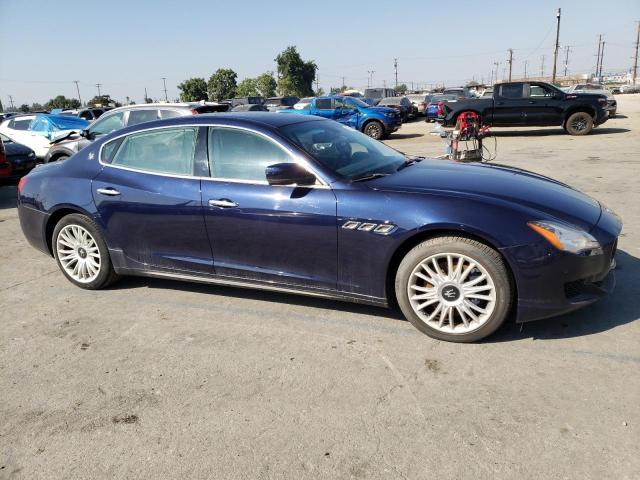 ZAM56RRA7E1110240 - 2014 MASERATI QUATTROPOR S BLUE photo 4